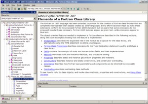 On-Line-Hilfe für LF Fortran