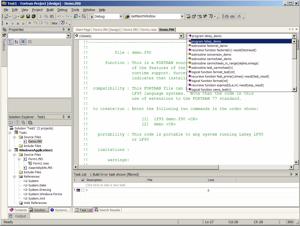 LF Fortran unter Visual Studio